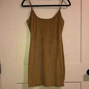 Forever21 tan mini dress